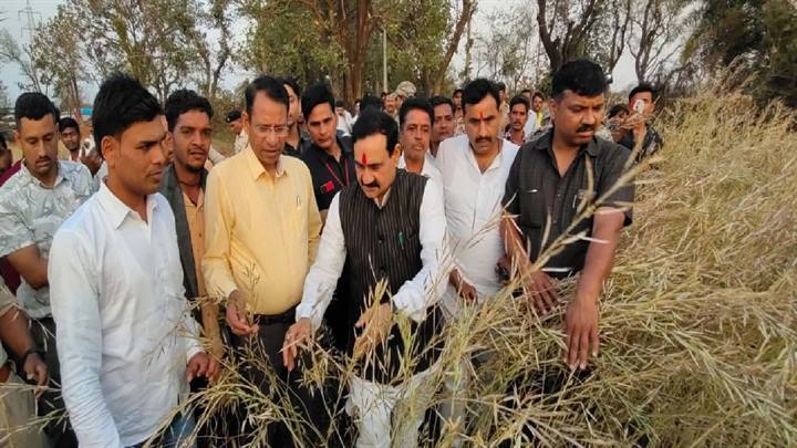 मैं हूँ ना, नुकसान का मिलेगा मुआवजा : गृह मंत्री डॉ. मिश्रा